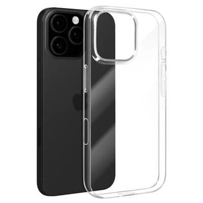 Funda Transparente de Silicona para iPhone 16 Pro Max