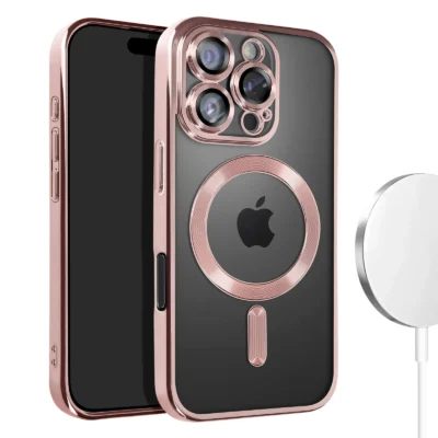 Funda MagSafe iPhone 16 Pro Max Protección Premium Carga Magnética Ultra - Rosa
