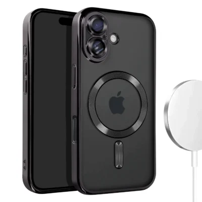 Funda MagSafe iPhone 16 Plus Protección Premium Carga Magnética Ultra - Negro