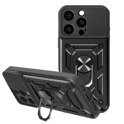 Funda Antigolpe Militar para Apple iPhone 16 Pro - Negro