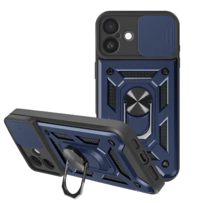 Funda Antigolpe Militar para Apple iPhone 16 Plus - Azul