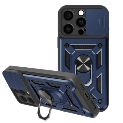Funda Antigolpe Militar para Apple iPhone 16 Pro - Azul
