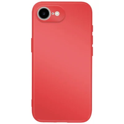 Funda Silicona Compatible para Apple iPhone 16e - Rojo