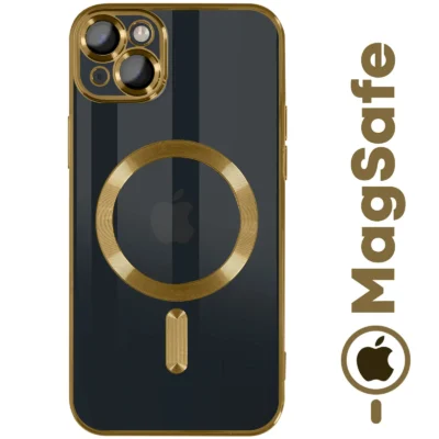 Funda MagSafe iPhone 15 Protección Premium Carga Magnética Ultra - Oro