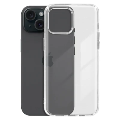 Funda Transparente de Silicona para iPhone 15