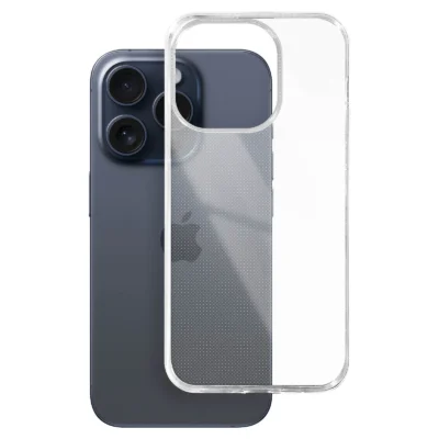 Funda Transparente de Silicona para iPhone 15 Pro