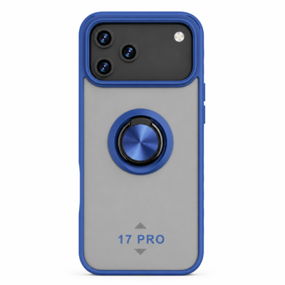 Funda con Anillo Integrado para Apple iPhone 17 PRO - Azul