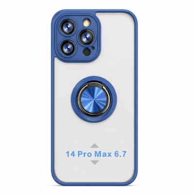 Funda con Anillo Integrado para Apple iPhone 14 PRO MAX - Azul
