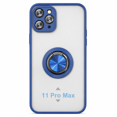 Funda con Anillo Integrado para Apple iPhone 11 PRO MAX - Azul