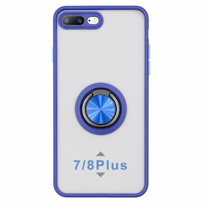 Funda con Anillo Integrado para Apple iPhone 7 PLUS - Azul