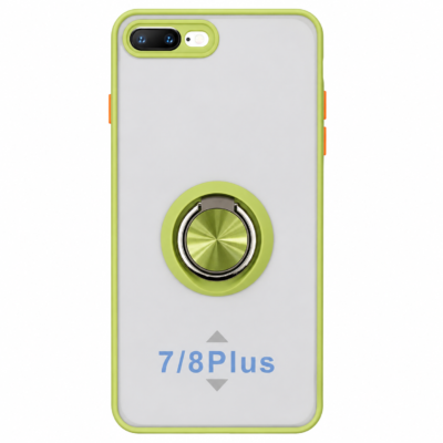 Funda con Anillo Integrado para Apple iPhone 7 PLUS - Verde