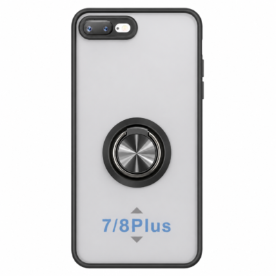 Funda con Anillo Integrado para Apple iPhone 7 PLUS - Negro