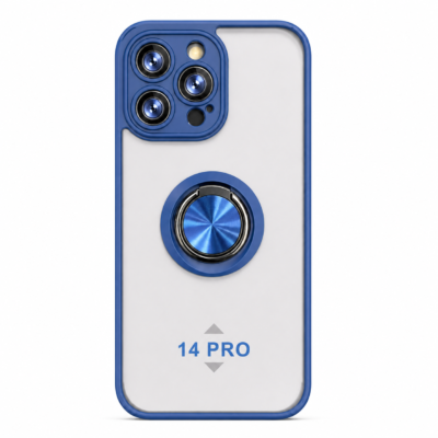 Funda con Anillo Integrado para Apple iPhone 14 PRO - Azul