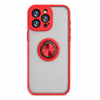 Funda con Anillo Integrado para Apple iPhone 16 PRO MAX - Rojo