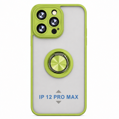 Funda con Anillo Integrado para Apple iPhone 12 PRO MAX - Verde