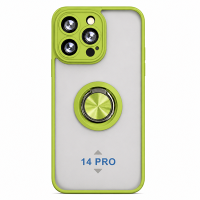 Funda con Anillo Integrado para Apple iPhone 14 PRO - Verde