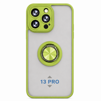 Funda con Anillo Integrado para Apple iPhone 13 PRO - Verde