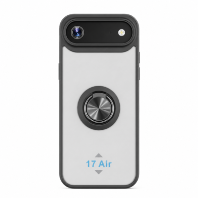Funda con Anillo Integrado para Apple iPhone 17 AIR - Negro