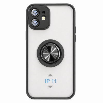 Funda con Anillo Integrado para Apple iPhone 11 - Negro
