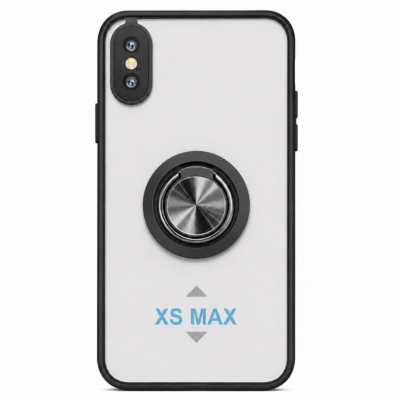 Funda con Anillo Integrado para Apple iPhone XS MAX - Negro