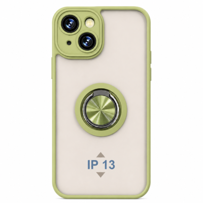 Funda con Anillo Integrado para Apple iPhone 13 - Verde