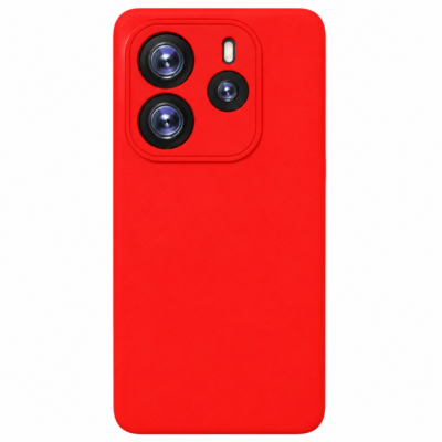 Funda de Silicona con Protección de Cámara – Antigolpes y Tacto Suave para Xiaomi Redmi Note 14 5G - Rojo