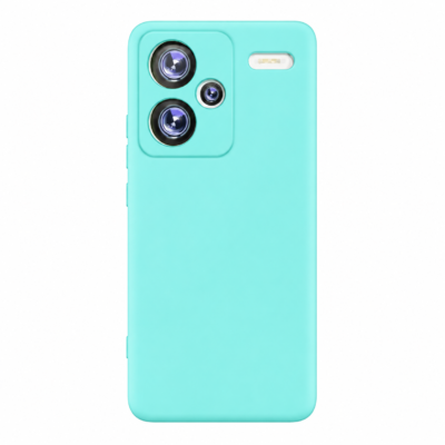 Funda de Silicona con Protección de Cámara – Antigolpes y Tacto Suave para Xiaomi Redmi Note 13 Pro Plus - Turquesa