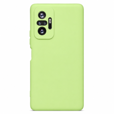 Funda de Silicona con Protección de Cámara – Antigolpes y Tacto Suave para Xiaomi Redmi Note 10 Pro - Verde
