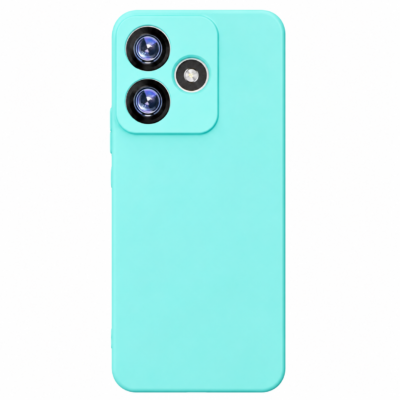 Funda de Silicona con Protección de Cámara – Antigolpes y Tacto Suave para Xiaomi Redmi 13 - Turquesa