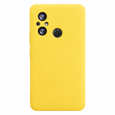 Funda de Silicona con Protección de Cámara – Antigolpes y Tacto Suave para Xiaomi Redmi 12C - Amarillo