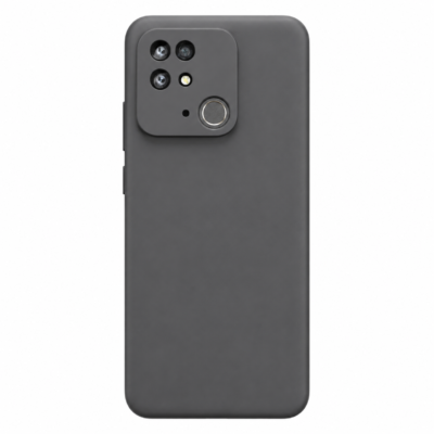 Funda de Silicona con Protección de Cámara – Antigolpes y Tacto Suave para Xiaomi Redmi 10C - Negro
