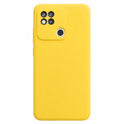 Funda de Silicona con Protección de Cámara – Antigolpes y Tacto Suave para Xiaomi Redmi 9C - Amarillo