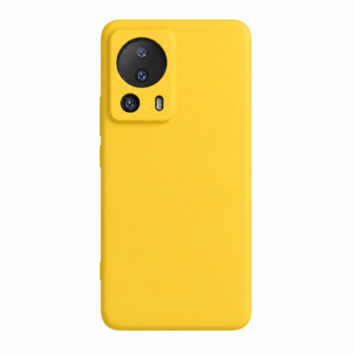 Funda de Silicona con Protección de Cámara – Antigolpes y Tacto Suave para Xiaomi Mi 13 Lite - Amarillo