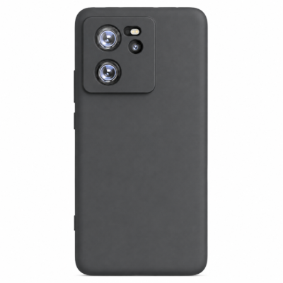 Funda de Silicona con Protección de Cámara – Antigolpes y Tacto Suave para Xiaomi Mi 13T Pro - Negro