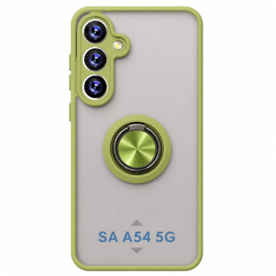 Funda con Anillo Integrado para Samsung A54 - Verde