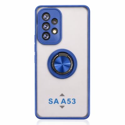 Funda con Anillo Integrado para Samsung A53 - Azul