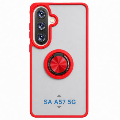 Funda con Anillo Integrado para Samsung A57 5G - Rojo