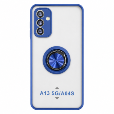 Funda con Anillo Integrado para Samsung A13 - Azul
