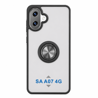 Funda con Anillo Integrado para Samsung A07 - Negro