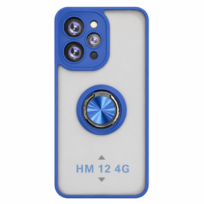 Funda con Anillo Integrado para Xiaomi Redmi 12 - Azul