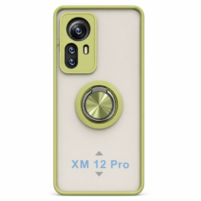 Funda con Anillo Integrado para Xiaomi MI 12 PRO - Verde