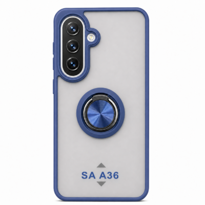 Funda con Anillo Integrado para Samsung A36 - Azul