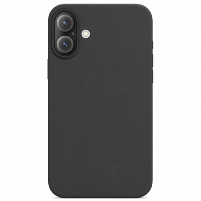 Funda de Silicona con Protección de Cámara – Antigolpes y Tacto Suave para IPHONE 16 Plus - Negro
