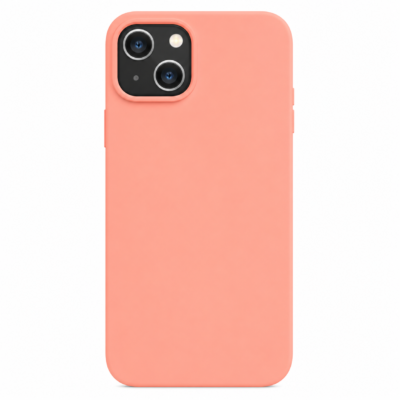 Funda de Silicona con Protección de Cámara – Antigolpes y Tacto Suave para IPHONE 15 - Rosa