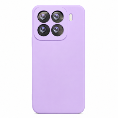 Funda de Silicona con Protección de Cámara – Antigolpes y Tacto Suave para Xiaomi Mi 15 Pro - Morado