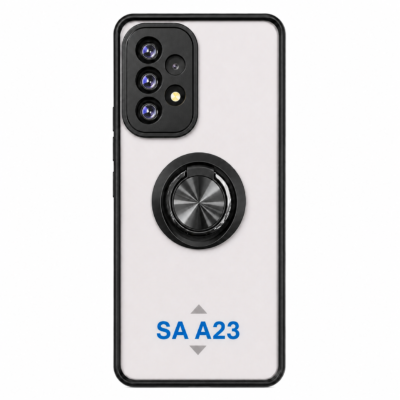 Funda con Anillo Integrado para Samsung A23 - Negro