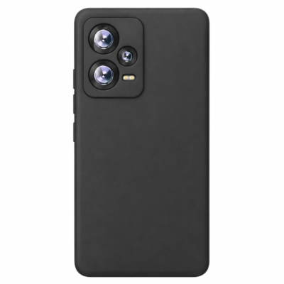 Funda de Silicona con Protección de Cámara – Antigolpes y Tacto Suave para Xiaomi Redmi Note 12 5G - Negro