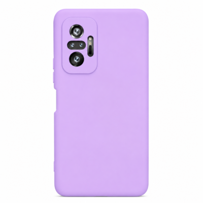 Funda de Silicona con Protección de Cámara – Antigolpes y Tacto Suave para Xiaomi Redmi Note 10 Pro - Morado