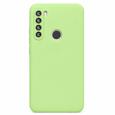 Funda de Silicona con Protección de Cámara – Antigolpes y Tacto Suave para Xiaomi Redmi Note 8 - Verde