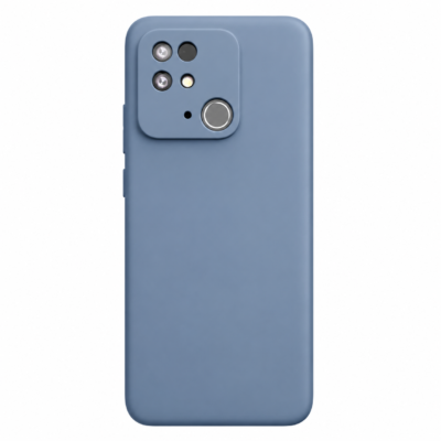 Funda de Silicona con Protección de Cámara – Antigolpes y Tacto Suave para Xiaomi Redmi 10C - Azul